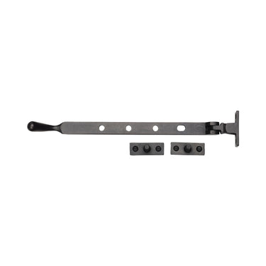 M Marcus - M.Marcus Architectural Hardware - Casement Window Stay - Ball Design - 10"; #finish_rustic-dark-bronze