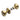M Marcus - Heritage Brass - Victoria Rim Door Knobs; #finish_antique-brass