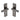 M Marcus - M.Marcus Architectural Hardware - Cheswell Door Handles - Lock - Pair; #finish_rustic-pewter