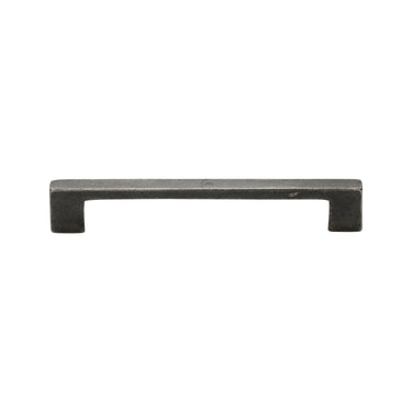 M Marcus - M.Marcus Architectural Hardware - Rustic Metro Cabinet Pull Handle - Bar - 128mm CTC; #finish_rustic-pewter