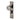 M Marcus - M.Marcus Architectural Hardware - Olympic Mortice Door Knobs on Plate - Bathroom - Pair; #finish_rustic-pewter