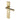 M Marcus - Heritage Brass - Octave Door Handles - Reeded - Euro Lock - Pair; #finish_polished-brass
