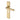 M Marcus - Heritage Brass - Octave Door Handles - Reeded - Euro Lock - Pair; #finish_satin-brass
