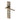 M Marcus - Heritage Brass - Gio Door Handles - Reeded - Lock - Pair; #finish_antique-brass