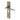 M Marcus - Heritage Brass - Gio Door Handles - Reeded - Euro Lock - Pair; #finish_antique-brass