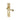 M Marcus - Heritage Brass - Roma Door Handles - Reeded - Euro Lock - Pair; #finish_polished-brass
