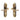 M Marcus - Heritage Brass - Savoy Door Handles - Lock - Pair; #finish_antique-brass