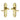 M Marcus - Heritage Brass - Savoy Door Handles - Lock - Pair; #finish_polished-brass