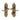 M Marcus - Heritage Brass - Savoy Door Handles - Bathroom - Pair; #finish_antique-brass