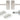 M Marcus - Eurospec - Aluminium Door Handles on Backplate - Door Pack - Latch; #finish_satin-anodised-aluminium