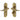 M Marcus - Heritage Brass - Sandown Door Handles - Bathroom - Pair; #finish_antique-brass