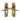 M Marcus - Heritage Brass - Sandown Door Handles - Euro Lock - Pair; #finish_antique-brass