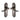 M Marcus - Heritage Brass - Sandown Door Handles - Euro Lock - Pair; #finish_matt-bronze