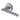 M Marcus - Sorrento - Lena Door Handles on Round Rose; #finish_satin-chrome