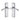 M Marcus - Sorrento - Luca Door Handles - Long Plate - Lock - Pair; #finish_polished-chrome