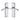 M Marcus - Sorrento - Luca Door Handles - Long Plate - Latch - Pair; #finish_polished-chrome