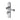 M Marcus - Sorrento - Donna Door Handles - Bathroom - Pair; #finish_satin-chrome