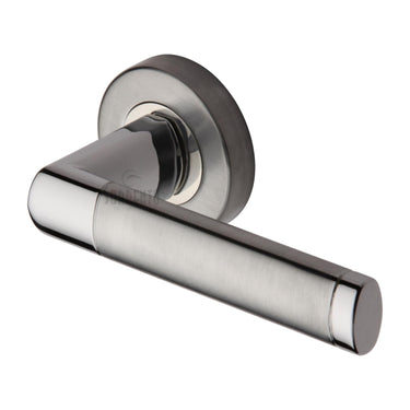 M Marcus - Sorrento - Milan Door Handles on Round Rose; #finish_apollo-finish