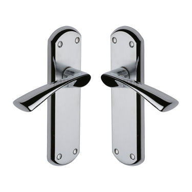 M Marcus - Sorrento - Atlanta Door Handles - Latch - Pair; #finish_apollo-finish