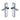 M Marcus - Sorrento - Atlanta Door Handles - Euro Lock - Pair; #finish_satin-chrome