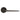 M Marcus - Manital - Sonica Door Handles on Rose - Pair; #finish_black