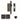 M Marcus - M.Marcus Architectural Hardware - Sliding Lock with Square Privacy Turns - 40mm; #finish_matt-black