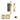 M Marcus - M.Marcus Architectural Hardware - Sliding Lock with Square Privacy Turns - 40mm; #finish_polished-brass
