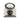 M Marcus - Heritage Brass - Domed Cabinet Knob with Square Backplate - 32mm; #finish_polished-nickel-finish