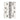 M Marcus - Steel Line - Stainless Steel Line Butt Hinges - 4" x 3" x 3"; #finish_polished-steel