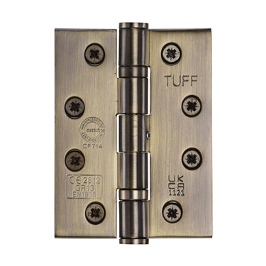 M Marcus - Steel Line - Stainless Steel Line Butt Hinges - 4" x 3" x 3"; #finish_antique-brass