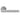 M Marcus - Manital - Syntax Door Handles on Rose - Pair; #finish_satin-chrome