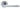 M Marcus - Serozzetta - Uno Door Handles on Rose - Pair; #finish_satin-chrome