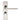 M Marcus - Serozzetta - Uno Door Handles on Backplate - Bathroom - Pair; #finish_polished-chrome