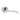 M Marcus - Serozzetta - Tres Door Handles on Rose - Pair; #finish_polished-chrome