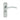 M Marcus - Serozzetta - Tres Door Handles on Backplate - Bathroom - Pair; #finish_polished-chrome