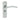 M Marcus - Serozzetta - Tres Door Handles on Backplate - Bathroom - Pair; #finish_polished-chrome
