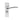M Marcus - Serozzetta - Cuatro Door Handles on Backplate - Bathroom - Pair; #finish_satin-chrome
