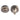 M Marcus - Serozzetta - Oval Turn & Release - 50mm dia.; #finish_antique-brass