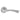 M Marcus - Serozzetta - Breeze Door Handles on Rose - Pair; #finish_satin-chrome