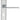 M Marcus - Serozzetta - Zone Door Handles on Backplate - Lock - Pair; #finish_satin-chrome