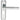 M Marcus - Serozzetta - Scope Door Handles on Backplate - Euro Lock - Pair; #finish_polished-chrome