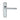 M Marcus - Serozzetta - Scope Door Handles on Backplate - Latch - Pair; #finish_polished-chrome