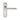 M Marcus - Serozzetta - Scope Door Handles on Backplate - Bathroom - Pair; #finish_polished-chrome