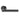 M Marcus - Serozzetta - Trend Door Handles on Rose - Pair; #finish_black-nickel
