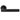 M Marcus - Serozzetta - Trend Lines Door Handles on Rose - Pair; #finish_matt-black