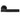 M Marcus - Serozzetta - Imagine Lines Door Handles on Rose - Pair; #finish_matt-black