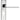 M Marcus - Serozzetta - Equi Door Handles on Backplate - Euro Lock - Pair; #finish_polished-chrome