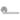M Marcus - Serozzetta - Dieci Door Handles on Rose - Pair; #finish_polished-chrome