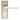 M Marcus - Serozzetta - Dieci Door Handles on Backplate - Lock - Pair; #finish_satin-nickel