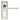 M Marcus - Serozzetta - Dieci Door Handles on Backplate - Euro Lock - Pair; #finish_polished-nickel